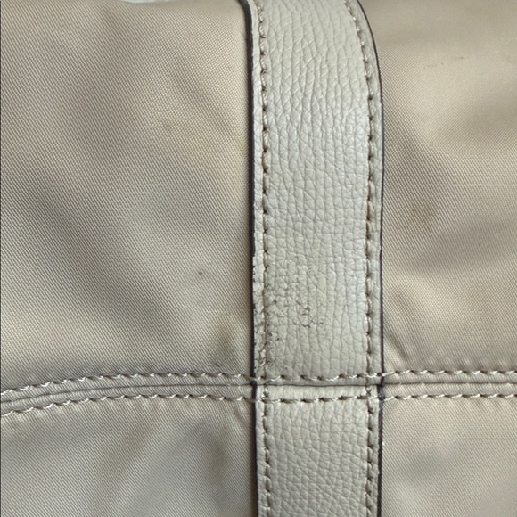 Henri Bendel Large Jetsetter Backpack in Beige main image 15